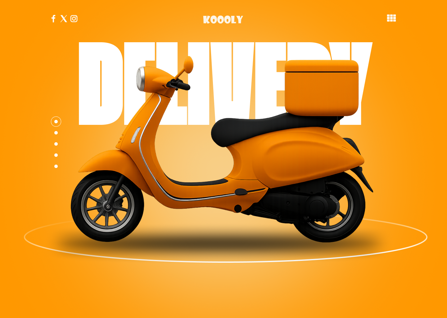 Koooly website landing preview